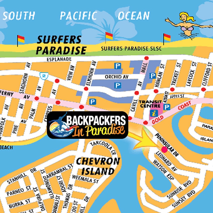 Map Of Surfers Paradise | Gadgets 2018
